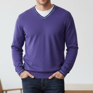 Solitude Long Sleeve V-Neck Sweater Pullover size XL